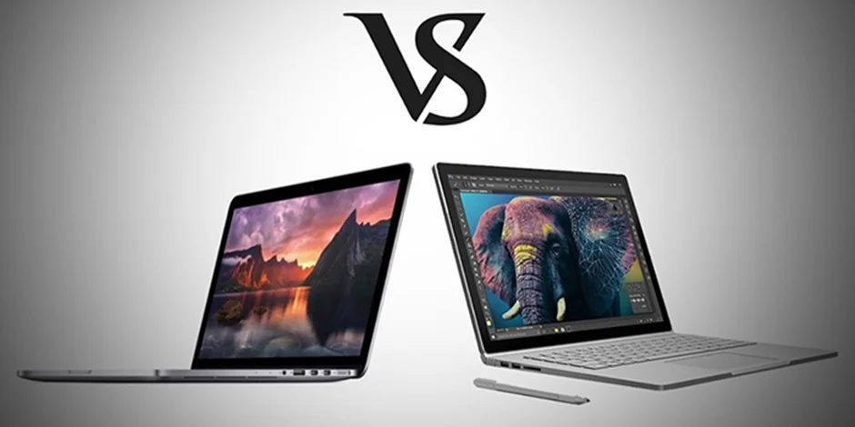 مقایسه سرفیس و مک بوک
