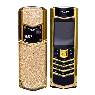 گوش موبایل ورتو Vertu V10 Diamond Gold ریجستر شده همراه با کد فعال سازی همتا